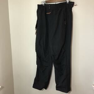 Eastern Mountain Sports pants full leg zippers nylon lined elastic waist mens M